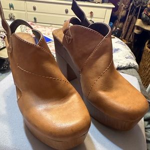 White Mountain wedge heels.